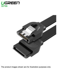 Ugreen 6.0 GBPS Sata III 3.0 Black Cable - 50CM