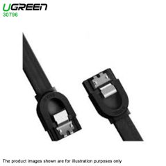 Ugreen 6.0 GBPS Sata III 3.0 Black Cable - 50CM
