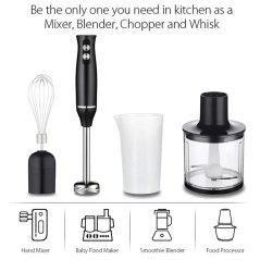 Gdeal 5 In 1 Baby Food Supplement Juice Soy Milk Minced Meat Blender Hand Grinder Kitchen Tools