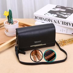 Gdeal Women New Wallet Korean Version Large Capacity Multifunction Shoulder and Long Clutch Bag Coin Purse