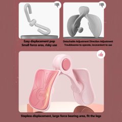 Gdeal Clip Leg Device Yoga Home Multifunctional Fitness Pink Hip Stovepipe Artifact Leg Training Equipment