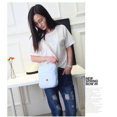Gdeal 3-In-1 Fashionable Casual Flower Imprint Canvas Laptop Bag Shoulder Bag School Backpack Set- 3 Colors Available