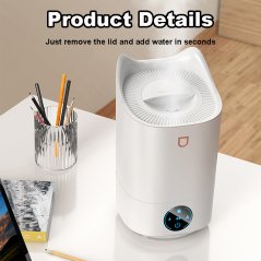 Smart Touch Large Capacity Dual Nozzle Humidifier 4L Humidifier Fog Aromatherapy