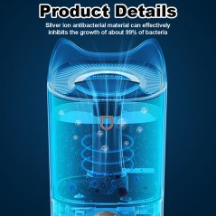 Smart Touch Large Capacity Dual Nozzle Humidifier 4L Humidifier Fog Aromatherapy