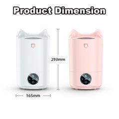 Smart Touch Large Capacity Dual Nozzle Humidifier 4L Humidifier Fog Aromatherapy