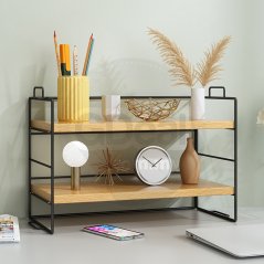 GTE 2 Layers Desktop Racks Desks Storage Offices Dormitory Study Table Organizer