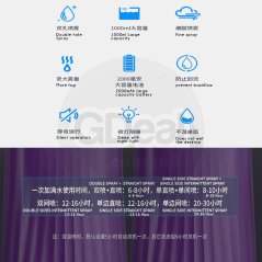 Household Double Spray 1L Humidifier Ultrasonic Atomization Aroma Diffuser