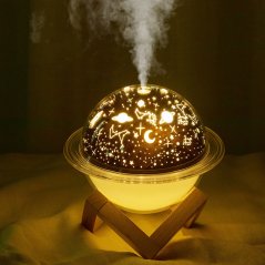 Moon Light Ocean and Sky Humidifier USB Night Light Rechargeable Bedroom Air Purifier