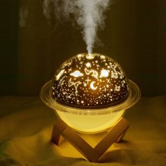 Moon Light Ocean and Sky Humidifier USB Night Light Rechargeable Bedroom Air Purifier
