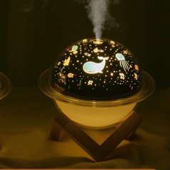 Moon Light Ocean and Sky Humidifier USB Night Light Rechargeable Bedroom Air Purifier