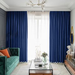Gdeal GTE 1pcs Italian Velvet Blackout Curtain Solid Color Living Room Bedroom Shading Curtains Cloth (100cm x 250cm)