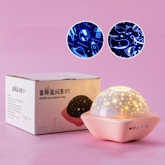 GTE Cartoon Starry Sky Projector LED Night Light Bedroom LED Light Lamp