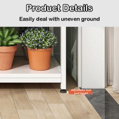GTE Flower Stand Household Shelf 3 Layer Floor Standing Indoor