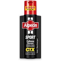 Alpecin CTX Sport Caffeine Shampoo for men - Hair Recharger - 8.45 fl.oz. / 250ml - For increased energy demands