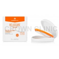 هيليوكير كولور بودرة مضغوطة خالية من الزيت عامل حماية SPF50 سعة 10 جم