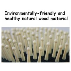 Gdeal Big Wooden Brush Anti-static Air Cushion Health Hair Care Spa Massage Comb Lotus Comb