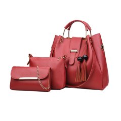 Gdeal 3-In-1 Korean Style Women Fashion Version Of The Multi-piece Women's Handbags Shoulder Diagonal (RYL-220)
