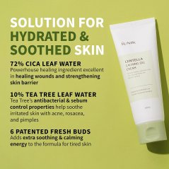 iUNIK Centella Calming Recovery Gel Hydrating Cream 2.02 Fl. Oz. – Natural ingredients with Centella Asiatica & Tea tree extracts – Face Moisturizer for Sensitive & Dry skin