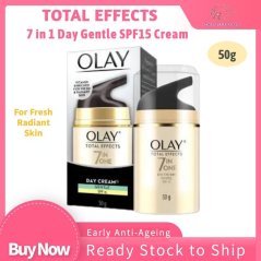 Olay Total Effects 7 in 1 Day Cream Gentle SPF 15 50g Early Anti Ageing Ready Stock