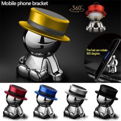Hat Man Dashboard Stand Car Magnetic Holder Mount (5 Colors)