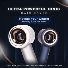 Fanda Promini High Speed Hair Dryer (White Grey）
