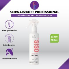 OKIE Schwarzkopf Osis+ Flatliner Heat Protection Spray - 200ml