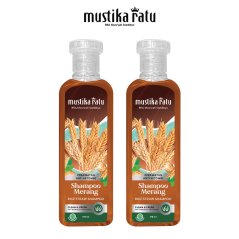 Bundling Mustika Ratu Shampoo Rice Straw (Shampoo Merang) 175ml x 2