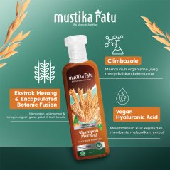 Bundling Mustika Ratu Shampoo Rice Straw (Shampoo Merang) 175ml x 2