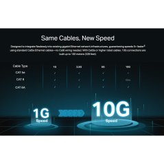 TP-Link TL-SX1008 | 8 Port 10G/Multi-Gig Unmanaged Ethernet Switch