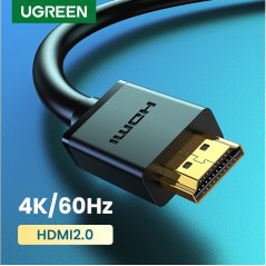 UGREEN HDMI Cable V1.4/V1.2, 4K@30Hz/1080p/60Hz (20m)