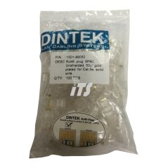 Dintek PowerMAX Cat.5e UTP Solid RJ45 Plug (100pcs)