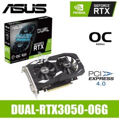 Asus DUAL Geforce RTX3050 OC Edition GDDR6 Graphics Card (6GB)Asus DUAL Geforce RTX3050 OC Edition GDDR6 Graphics Card (6GB)