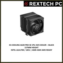 ID-Cooling Frozn A620 PRO SE Air Cooler - Black | 157MM