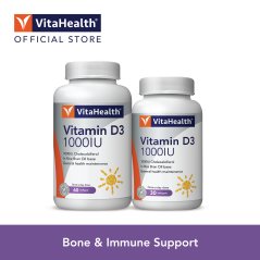 VitaHealth Vitamin D 3 1000IU 60's+30's