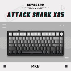 Attack Shark X85 Hot-Swap Custom RGB Keyboard (Gradient Black)