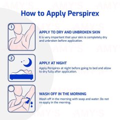 Perspirex Antiperspirant Hand and Foot Lotion 100ml & Deodorant 20ml