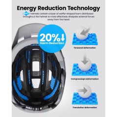 Outdoor Master ERT RhinoRider Bike Helmet Black/Grey (C-1020824)
