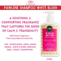 Canaan Pawlene Shampoo White Blush - 300ml