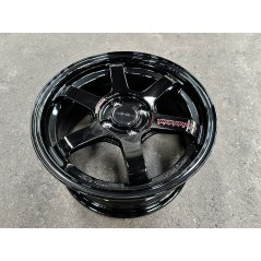 New 15X7 ET35 AOW 11 Flow Formed TE37 Rim (4 Wheel) Gloss Black 4X100
