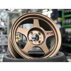 New 15X7 ET41 AOW Flow Formed Spoon Rim (4 Wheel) Matt Bronze 4X100