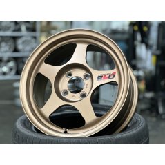 New 15X7 ET41 AOW Flow Formed Spoon Rim (4 Wheel) Matt Bronze 4X100