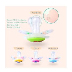 Japlo Silicone Twinkle Star Pacifier with Night Glow Handle BPA Free