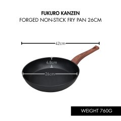 Fukuro Kanzen Forged Non-Stick Fry Pan - 26cm