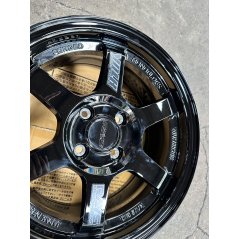 New 15X7 ET35 AOW Flow Formed TE37 Rim (4 Wheel) Gloss Black 4X100