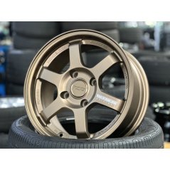 New 15X7 ET35 AOW Flow Formed TE37 Rim (4 Wheel) Matt Bronze 4X114.3