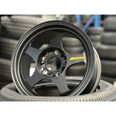 New 15X7 ET35 AOW Flow Formed Spoon Rim (4 Wheel) Matt Black 5X114.3