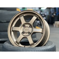 New 15X7 ET35 AOW Flow Formed TE37 Rim (4 Wheel) Matt Bronze 4X100 WE