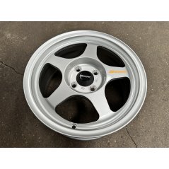New 15X7 ET41 AOW Flow Formed Spoon Rim (4 Wheel) Gloss Silver 4X100