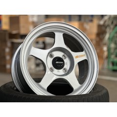 New 15X7 ET41 AOW Flow Formed Spoon Rim (4 Wheel) Gloss Silver 4X100