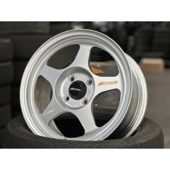 New 15X7 ET41 AOW Flow Formed Spoon Rim (4 Wheel) Gloss Silver 4X100